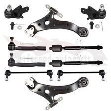 10PC Front Lower Control Arm Ball Joints Tie Rod Sway Bar For Toyota Camry 07-11 picture