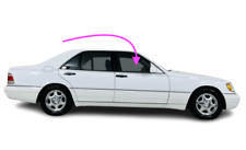 Fit 92-99 Mercedes Benz 300SD&SE,400,500&600SEL-S320 Front Right DR Window Glass picture