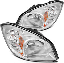 For Chevrolet Cobalt 2.0L 2005-2010 Chrome LH+RH Side Headlights Assembly picture