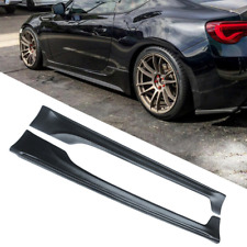T-Style Side Skirts Black ABS Fits 2012-2021 Subaru BRZ / Scion FR-S / Toyota 86 picture