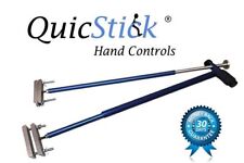 QuicStick Hand Controls Disabled Driving Lightweight Handicap Mobility Blue picture