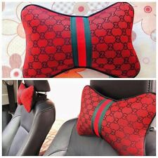 2pcs Retro Style Car Neck Pillow Soft Ventilation Headrest Travel Pillow Cushion picture