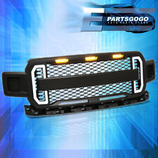 For 18-20 Ford F150 Front Grille Bumper Mesh Grill + LED DRL Turn Signal Lights picture