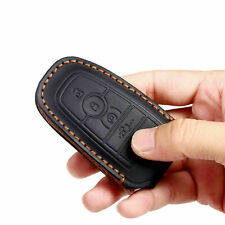 5 Button Leather Remote Key Cover Case Holder Fob Bag For Ford F-150 Accessories picture