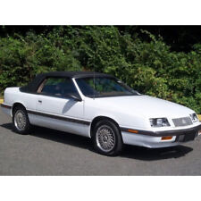 Fits: 1987-1995 Chrysler Lebaron, Convertible Top, Black Haartz Pinpoint picture