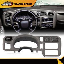 Fits For 98-04 Chevy S10 Jimmy Sonoma Cluster Blazer Radio Dash Bezel Trim Cover picture