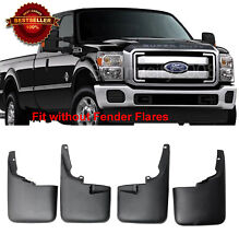 4 PCS Mud Guards Splash Flaps For 11-16 F250 F350 Super Duty w/o Fender Flare picture