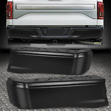 For 15-20 Ford F150 Black Rear Bumper End Caps w/o Parking Sensor Holes Pair picture