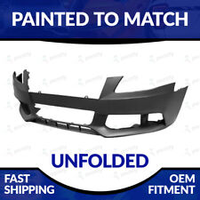 NEW Painted 2009-2012 Audi A4 Non S-Line Unfolded Front Bumper W/O HL Washer picture
