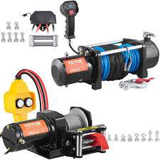 VEVOR Electric Winch 2000-18000LBS Vehicles Winch IP67/55 Nylon Rope/Steel Cable picture