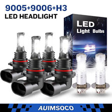 6000K LED Headlight Hi-Lo Beam Fog Light Bulbs Kit For GMC K1500 1990-1997 1998 picture