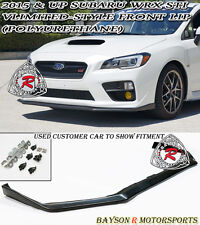 Fits 15-17 Subaru WRX STi ONLY V-Limited Style Front Lip (Urethane) picture