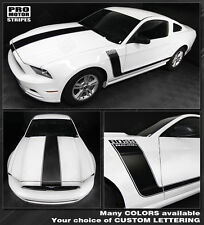 Ford Mustang 2005-2021 BOSS 302 Style Hood & Side Stripes Decals (Choose Color) picture