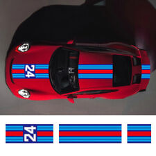 Racing Stripes Car Sticker For Porsche 911 GT3 RS Carrera Hood Roof Rear Decals picture