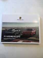 Rare Porsche 2018 911GT2Rs, 911GT3  Owners Manual picture