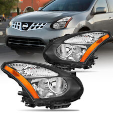 Black Headlights For 2008-2013 Nissan Rogue 2014-2015 Rogue Select Left & Right picture