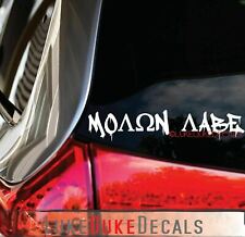 Molon Labe (COME AND TAKE THEM) Decal _  blacklisted jdm kdm car Vinyl Sticker  picture