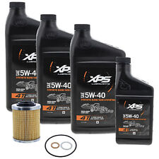 BRP 9779256 Can-Am 4T 5W-40SAE Synthetic Blend XPS Oil Change Kit  Rotax 450cc picture