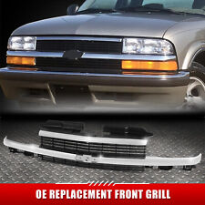 [Horizontal Billet] For 98-99 Chevy Blazer S10 OE Style Front Bumper Grille picture
