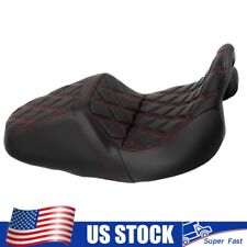 Red Stitch Step Up Seat 1-Piece For Harley Road Glide Street Glide FLHX 2008-20 picture