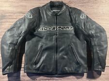 AGV Sport Leather Motorcycle Riding Jacket Size 46 picture