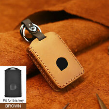 For Volvo S60 S90 XC60 XC90 V90 XC40 Leather Remote Key Case Cover Fob Keychain  picture