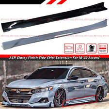 For 18-22 Honda Accord ACR Sonic Gray Pearl Direct Add On Side Skirt Extensions picture