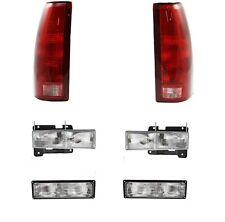 Headlights For Chevy GMC Truck 1994-1998 Tahoe 95-99 Signal Lights Tail Lights picture