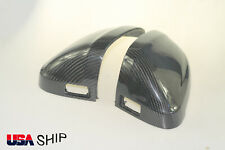 Real Carbon Fiber Side Mirror Cap Cover Audi B9 S4 RS4 S5 RS5 W/LaneAssist 17-21 picture