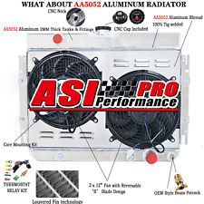 4 ROWS Radiator&Shroud Fan FOR 1964-67&65 CHEVY CHEVELLE EL CAMINO GM CARS I6 V8 picture