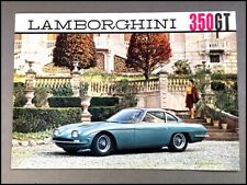 1964 Lamborghini 350GT 350 GT Vintage Original Car Sales Brochure Catalog picture