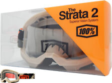 🥽  100% STRATA 2 Goggles - Offroad MX MTB Moto - COLORS: Fletcher or Kombat  🥽 picture