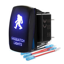 Blue Light LED Sasquatch 5-pin Rocker Toggle Switch for Car Off Road Boat Marine picture