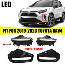 Fit 21-23 Toyota RAV4 Daytime Running Lights/Turn Signal/Fog Light Lamps LED DRL picture
