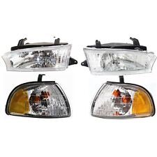 Headlight Kit For 1997-1999 Subaru Legacy Driver and Passenger Side Clear Lens picture