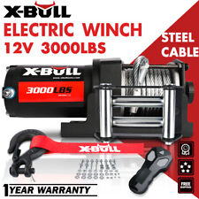 X-BULL 3000LBS 12V  Electric Winch Steel Cable  ATV UTV BOAT Towing Truck 4WD picture
