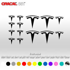 Model 3 Tesla Logo Frunk Trunk Wheel wrap Vinyl Decal sticker Oracal 651 Overlay picture