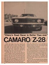 1969 CHEVROLET CAMARO Z/28 COUPE 4 page Article picture