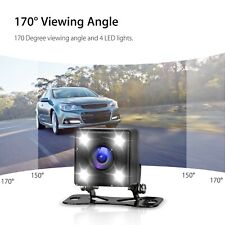 Car Rear View Backup Reverse Camera 170° CMOS 4 LED HD Night Vision Waterproof picture