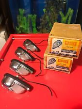 VINTAGE in box NOS Yankee 115 Set of 4 Streamlined Clear Parking Lamps picture