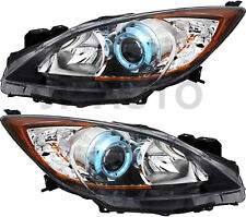 For 2012-2013 Mazda 3 Headlight Halogen Set Driver and Passenger Side picture