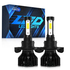 For 2004-08 Ford F150 Pickup Smoked Housing H13 LED Headlight Bulb High/Low Beam picture