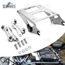 Two Up Tour Pack Mount Luggage Rack Docking Hardware Kit For Harley Touring 14up picture