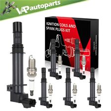 6 For 2005-2008 Jeep Grand Cherokee 3.7L V6 Ignition Coil & Spark Plug picture