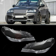 2x Headlight Lens Cover Lampshade Lamp Cover For BMW X5 E70 08-13 Left+Right picture