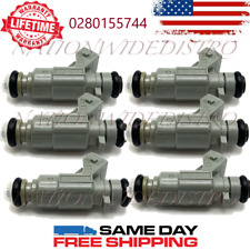 0280155744 6x OEM Bosch Fuel Injectors for 1998-2000 Mercedes ML320 3.2 V6 picture