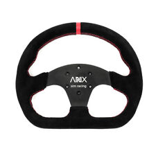 325mm Black Flat Suede Leather Universal Sports Racing Drift Steering Wheel picture