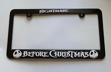 Nightmare before Christmas Skellington Jack License Plate Frame NEW picture