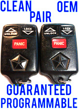 PAIR OF CLEAN OEM 1996-1998 JEEP GRAND CHEROKEE KEYLESS REMOTE KEY FOB GQ43VT7T picture