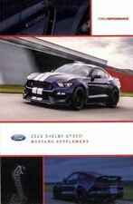 2020 Ford Shelby GT350 Mustang Owners Manual Supplement User Guide picture